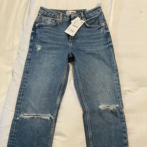 Zara high rise jeans